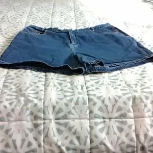 Carolina Blue 22W blue jean shorts